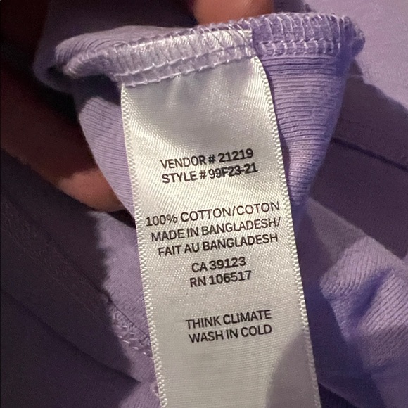 Northern Reflections Lavender Long Sleeve Tee - Picture 4 of 4